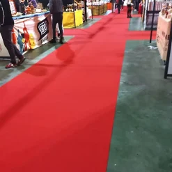 Décoweb Moquette|Moquette<Moquette Stand Expo - Rouge vif - Rouleau de 2m x 11m