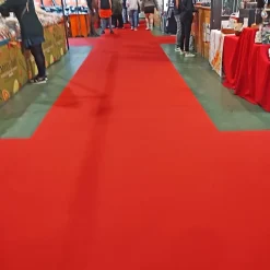 Décoweb Moquette|Moquette<Moquette Stand Expo - Rouge vif - Rouleau de 2m x 43m