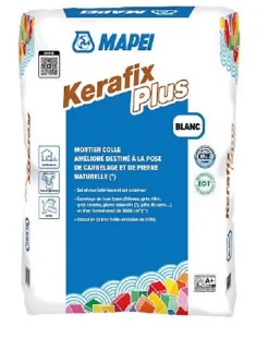 Mapei Colle Carrelage Sol<Mortier colle KERAFIX PLUS - Blanc