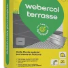 Weber Colle Carrelage Sol<Mortier- colle pour carrelage (C2E) COL TERASSE - Sac de 25 Kg - BEIGE
