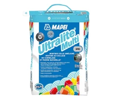 Mapei Colle Carrelage Sol<Mortier colle ULTRALITE MULTI - Gris - sac de 15kg