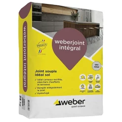 Weber Joint Carrelage Sol<Mortier pour joints de carrelage JOINT INTEGRAL - Sac de 25 Kg - GRIS BETON E08