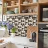 Mat Inter Mosaïque Pour Wc|Mosaïque Pour Pièce À Vivre<Mosaique aluminium Mercure argent L. 26 x l. 30 cm