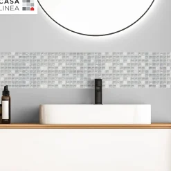 Casa Linéa Mosaïque|Mosaïque Pour Salle De Bains<MOSAIQUE ANTIQUES CUBISME 1 PLAQUE 30 x 30 CM CASA LINEA