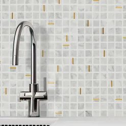 Casa Linéa MOSAIQUE CARARA GOLD 1 PLAQUE 30,5 X 30,5 CM CASA LINEA- Mosaïque Pour Wc|Mosaïque Pour Salle De Bains