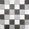 Casa Linéa MOSAIQUE CARRE GRIS NOIR 1 PLAQUE 30,5 x 30,5 CM CASA LINEA- Mosaïque Pour Douche
