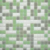 Casa Linéa MOSAIQUE CLASSIQUES MISCELA GRIGIOVERDE TRAME NYLON 1 PLAQUE 32,7 x 32,7 CM CASA LINEA- Mosaïque Pour Douche|Mosaïque Pour Salle De Bains