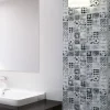 Carrelage Signature Mosaique d'aluminium brosse 4.8X4.8 cm Decor Patchwork Contemporain - vendu par plaque de 30 X 30 cm -- Mosaïque Pour Wc|Mosaïque Pour Salle De Bains