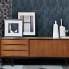 Carrelage Signature Mosaique de Ceramique Noire Hexagone Long - vendu par plaque de 29,6X25,6 Cm -- Mosaïque Pour Wc