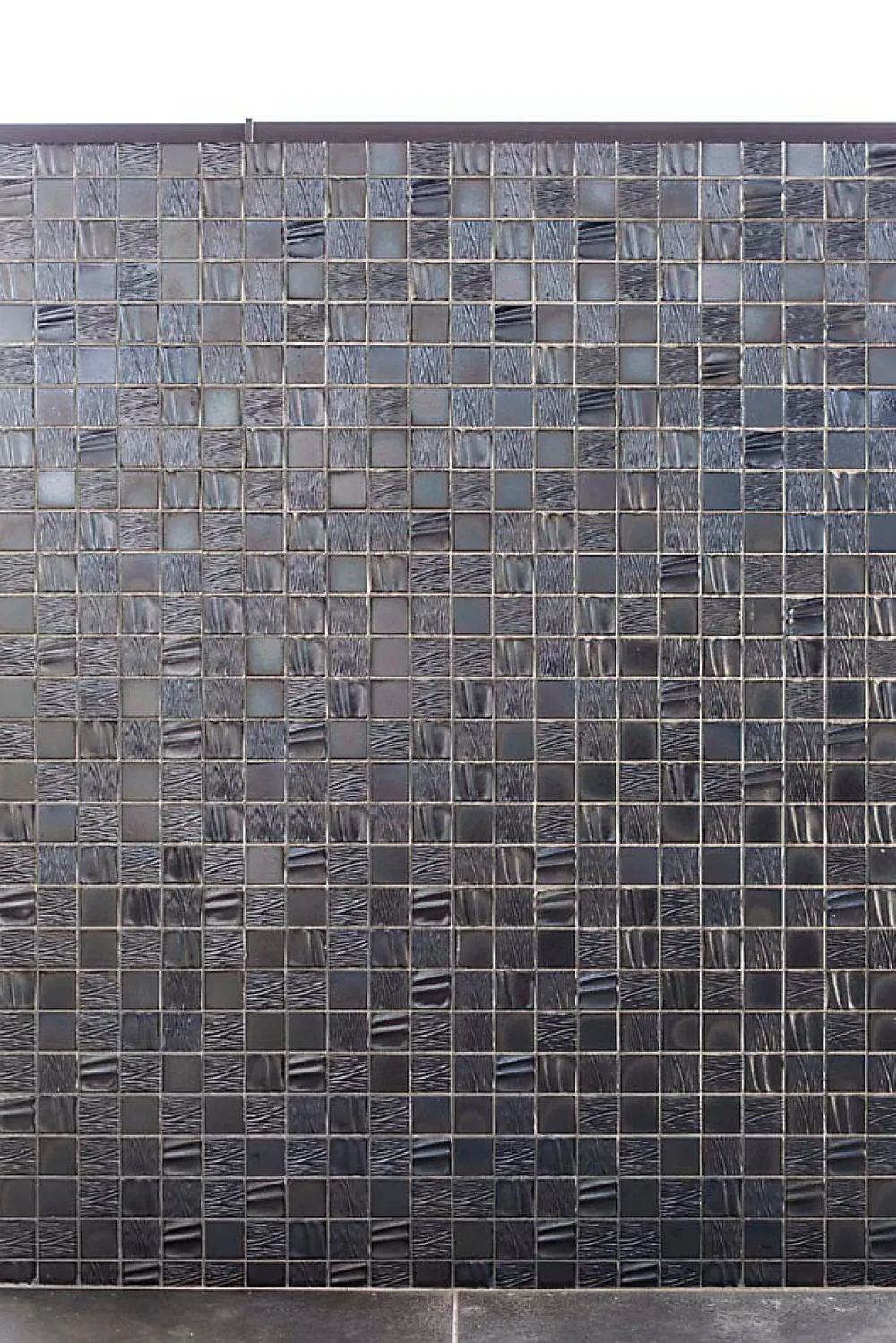 Carrelage Signature Mosaique de Ceramique Noire Hexagone Long - vendu par plaque de 29,6X25,6 Cm -- Mosaïque Pour Wc