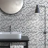 Carrelage Signature Mosaique de Marbre et Verre Beige - vendu par plaque de 32.8X32.8 cm -- Mosaïque Pour Pièce À Vivre|Mosaïque Pour Wc