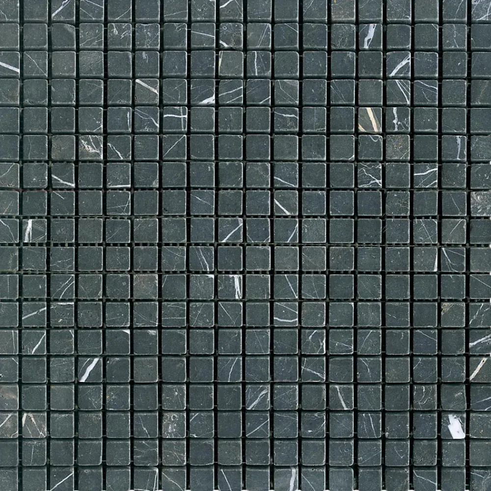Carrelage Signature Mosaïque<Mosaique de Marbre Noir Vieilli 1.5 X 1.5 Cm - vendu par plaque de 30.5 X 30.5 Cm -