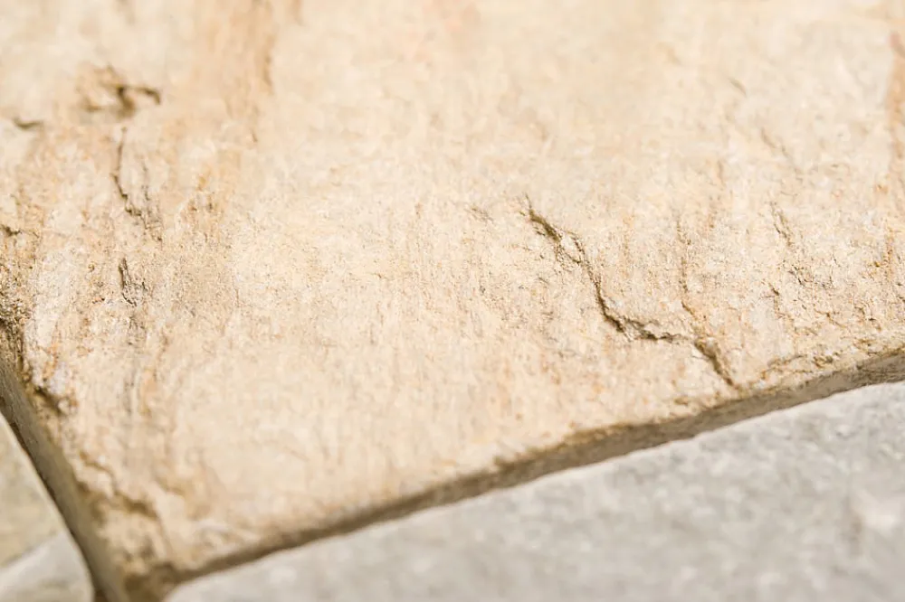 Carrelage Signature Mosaique de Quartzite Beige / Gris 9.8 X 9.8 - vendu par plaque de 30x30 cm -- Mosaïque Pour Douche|Mosaïque Pour Salle De Bains