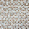 Carrelage Signature Mosaïque Pour Douche|Mosaïque Pour Pièce À Vivre<Mosaique de Verre Blanc et Verre Chrome 1.5 X 1.5 Cm - vendu par plaque de 30X30 Cm -