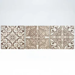 Casa Linéa MOSAIQUE DECOR RENAISSANCE TRAVERTIN DECORE NATURAL 1 PLAQUE 10 x 30,5 CM CASA LINEA- Travertin