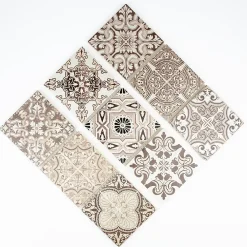 Casa Linéa MOSAIQUE DECOR RENAISSANCE TRAVERTIN DECORE NATURAL 1 PLAQUE 10 x 30,5 CM CASA LINEA- Travertin