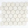 Casa Linéa Mosaïque Pour Pièce À Vivre|Mosaïque Pour Salle De Bains<MOSAIQUE HEXAGONE TERRAZZO IVOIRE 1 PLAQUE 30,5 x 30,5 CM CASA LINEA