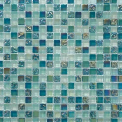 Casa Linéa MOSAIQUE LES ANTIQUES NACRE VERT 1 PLAQUE 30 x 30 CM CASA LINEA- Mosaïque Pour Douche|Mosaïque Pour Wc