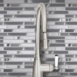 Casa Linéa Mosaïque Pour Salle De Bains<MOSAIQUE LES TENDANCES BICHROME TUBE 1 PLAQUE 30,5 X 30,5 CM CASA LINEA