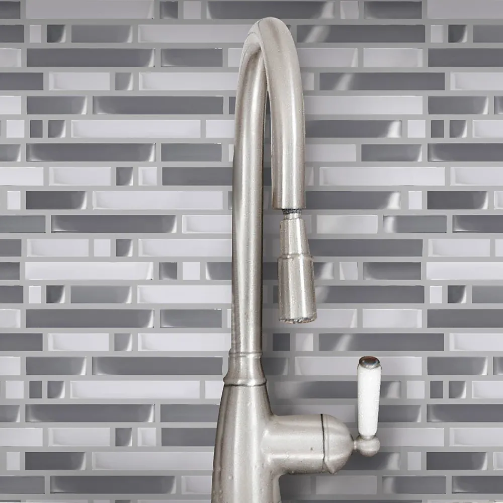 Casa Linéa Mosaïque Pour Salle De Bains<MOSAIQUE LES TENDANCES BICHROME TUBE 1 PLAQUE 30,5 X 30,5 CM CASA LINEA