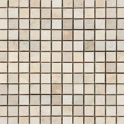 Casa Linéa MOSAIQUE SURFACE IVOIRE 1 PLAQUE 30,5 x 30,5 CM CASA LINEA- Mosaïque Pour Douche|Mosaïque Pour Pièce À Vivre