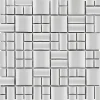 Casa Linéa MOSAIQUE TENDANCES MIX CARRE CHROME 1 PLAQUE 30,5 x 30,5 CM CASA LINEA- Mosaïque Pour Salle De Bains