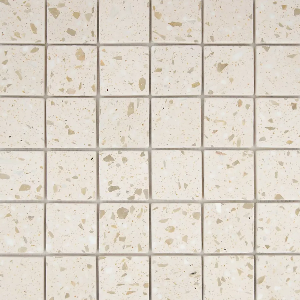 Casa Linéa MOSAIQUE TERRAZZO NUDE 1 PLAQUE 30,5 x 30,5 CM CASA LINEA- Mosaïque Pour Salle De Bains