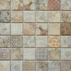 Casa Linéa Travertin<MOSAIQUE TRAVERTIN IMPRIME PATINE 1 PLAQUE 30,5 X 30,5 CM CASA LINEA