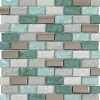 GoodHome Mosaïque Pour Douche|Mosaïque Pour Salle De Bains<Mosaïque 30 x 30 cm Glass vert