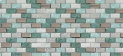 GoodHome Mosaïque Pour Douche|Mosaïque Pour Salle De Bains<Mosaïque 30 x 30 cm Glass vert