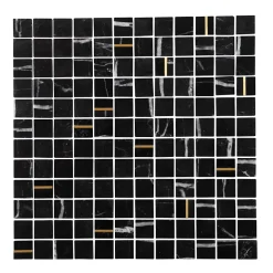 Mat Inter Mosaïque|Mosaïque Pour Douche<Mosaïque 29,7 x 29,70 cm marbre noir