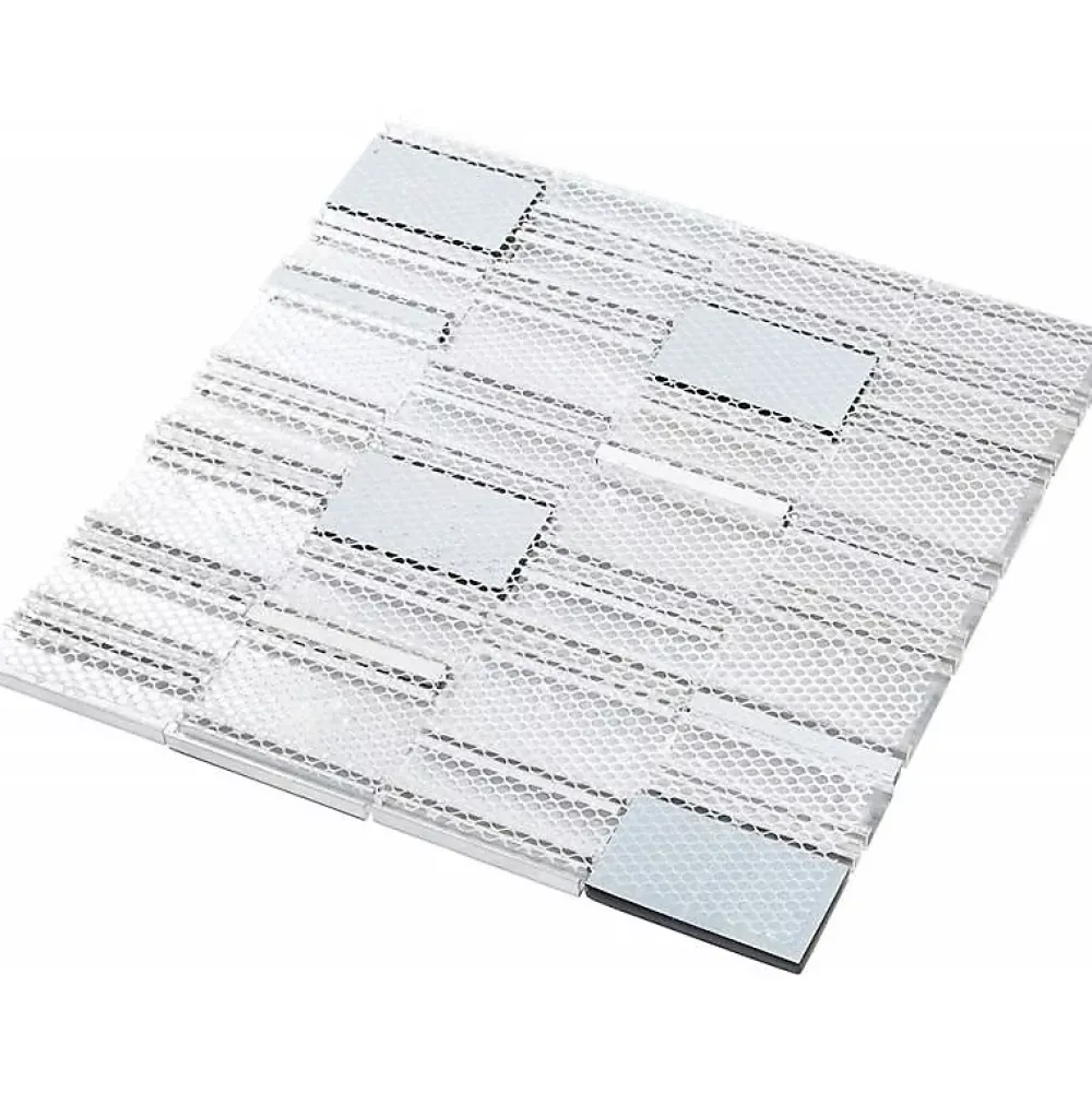 Decoon Mosaïque Pour Wc|Mosaïque Pour Salle De Bains<Mosaïque Alu / Verre - Gris -