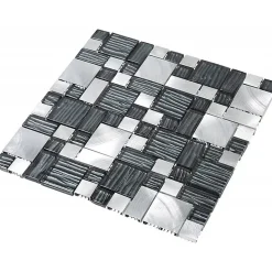 Decoon Mosaïque Alu / Verre - Puzzle -- Mosaïque Pour Salle De Bains|Mosaïque Pour Pièce À Vivre
