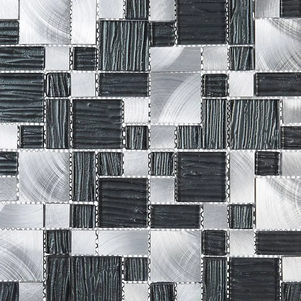 Decoon Mosaïque Alu / Verre - Puzzle -- Mosaïque Pour Salle De Bains|Mosaïque Pour Pièce À Vivre