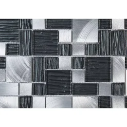 Decoon Mosaïque Alu / Verre - Puzzle -- Mosaïque Pour Salle De Bains|Mosaïque Pour Pièce À Vivre