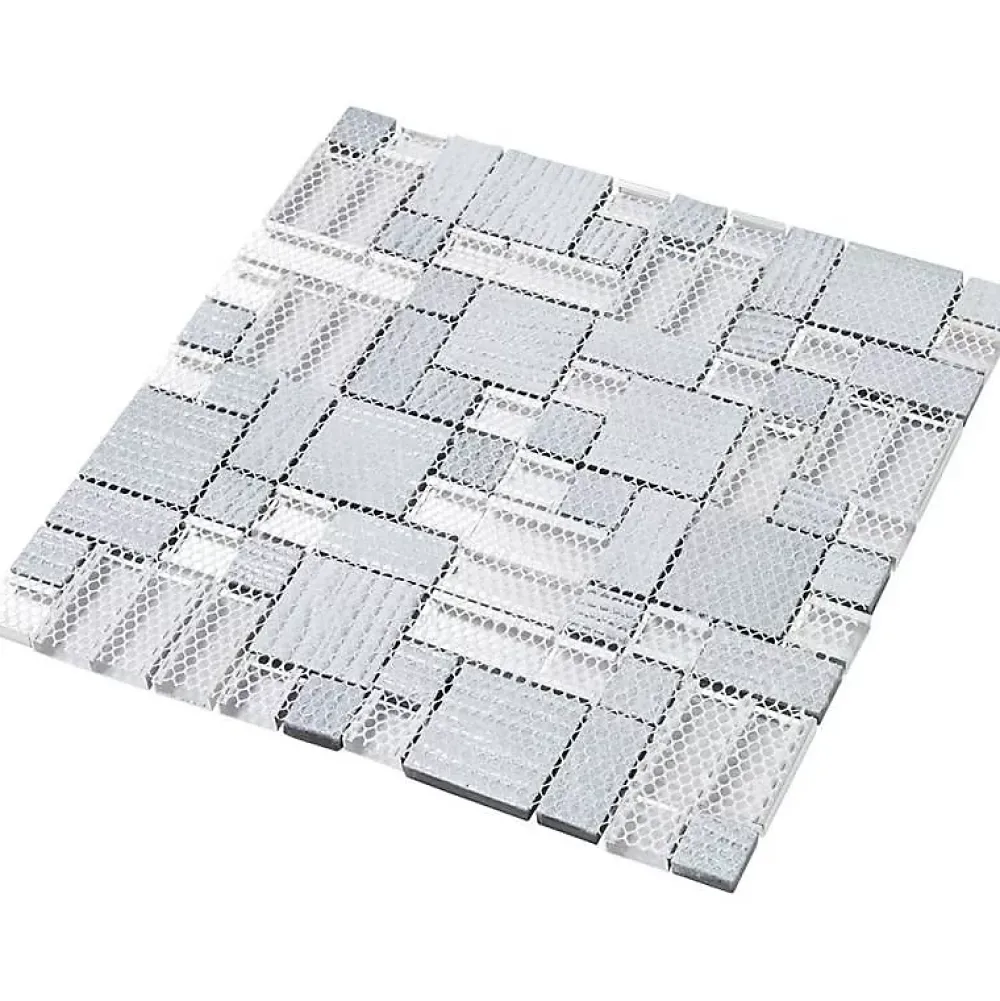 Decoon Mosaïque Alu / Verre - Puzzle -- Mosaïque Pour Salle De Bains|Mosaïque Pour Pièce À Vivre