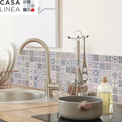 Casa Linéa Mosaïque Andalousie 31 x 31 cm multicouleur- Mosaïque Pour Douche|Mosaïque Pour Salle De Bains