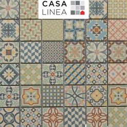 Casa Linéa Mosaïque Andalousie 31 x 31 cm multicouleur- Mosaïque Pour Douche|Mosaïque Pour Salle De Bains