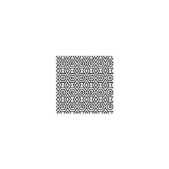 Gioia Materia Mosaïque Art factory hexagone 2,6x2,2cm motif Piano noir et blanc sur trame nylon 33,3x33,3cm Satiné boite de 1 m2- Carrelage Sol Pour Wc