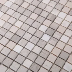 GoodHome Mosaïque beige 30x30cm Ikarai- Mosaïque Pour Douche|Mosaïque Pour Wc