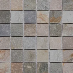 GoodHome Mosaïque beige 30,3x30cm Quartzite- Mosaïque Pour Wc|Mosaïque Pour Pièce À Vivre
