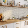 GoodHome Mosaïque Pour Pièce À Vivre|Mosaïque<Mosaïque beige 30,5x30,5cm Travertino