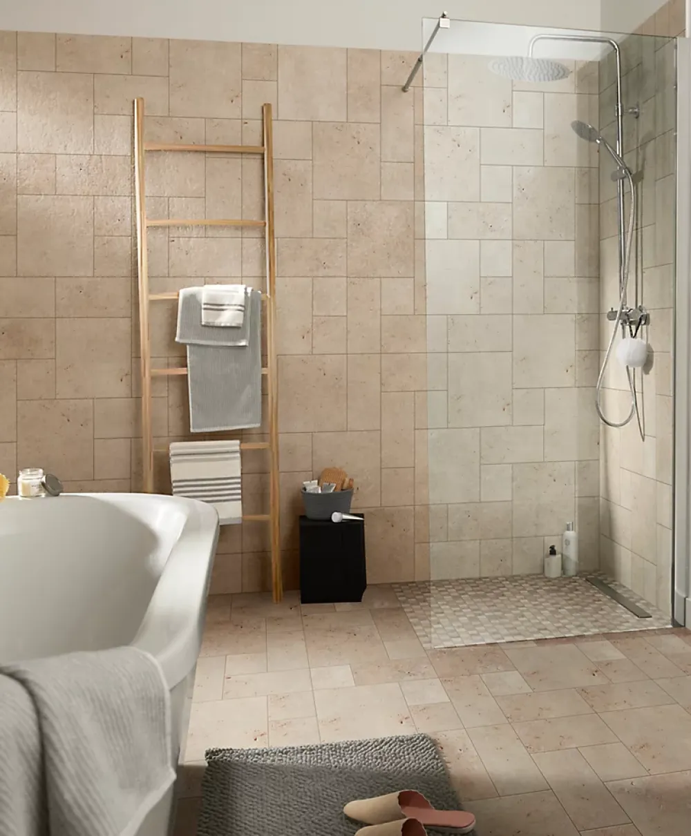 GoodHome Mosaïque Pour Pièce À Vivre|Mosaïque<Mosaïque beige 30,5x30,5cm Travertino