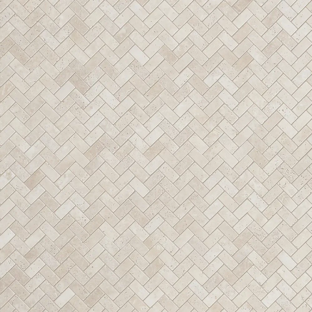 GoodHome Mosaïque beige 28,5x31cm Travertino- Mosaïque Pour Pièce À Vivre|Travertin