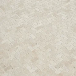 GoodHome Mosaïque beige 28,5x31cm Travertino- Mosaïque Pour Pièce À Vivre|Travertin
