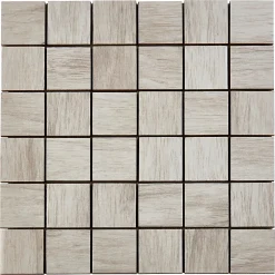 GoodHome Mosaïque Pour Douche|Mosaïque Pour Salle De Bains<Mosaïque blanc 30x30cm Wychwood