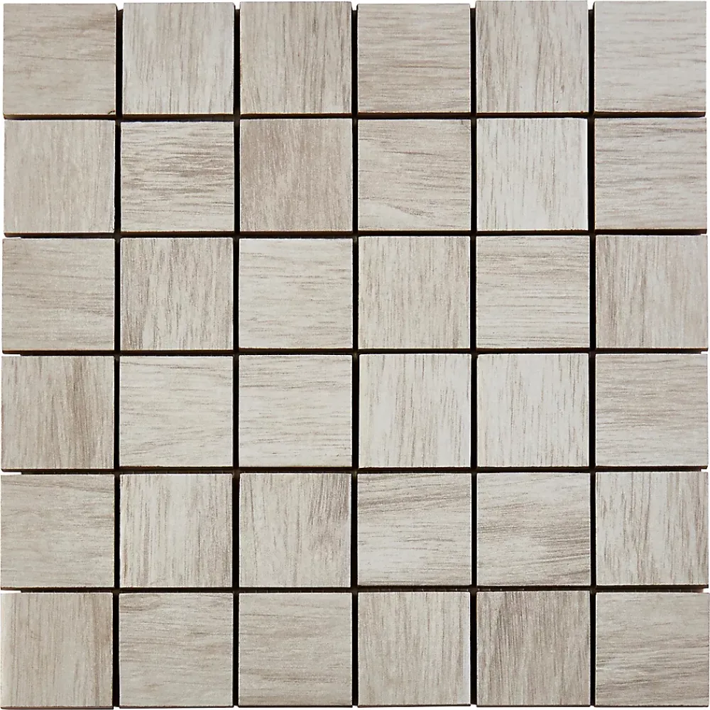 GoodHome Mosaïque Pour Douche|Mosaïque Pour Salle De Bains<Mosaïque blanc 30x30cm Wychwood