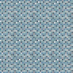 GoodHome Mosaïque Pour Douche|Mosaïque Pour Wc<Mosaïque bleu 30x30cm Lizon