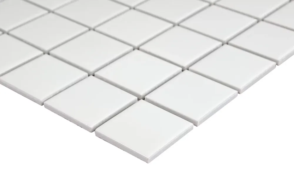 GoodHome Mosaïque Pour Douche|Mosaïque Pour Salle De Bains<Mosaïque céramique Elko blanc L. 30,3 x l. 30,3 cm