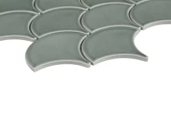 GoodHome Mosaïque céramique gris L. 25,9 x l. 27,3 cm- Mosaïque Pour Pièce À Vivre|Mosaïque